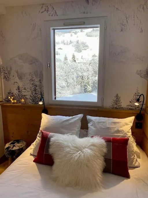 T2 De Charme A Megeve Vue Panoramique Apartment