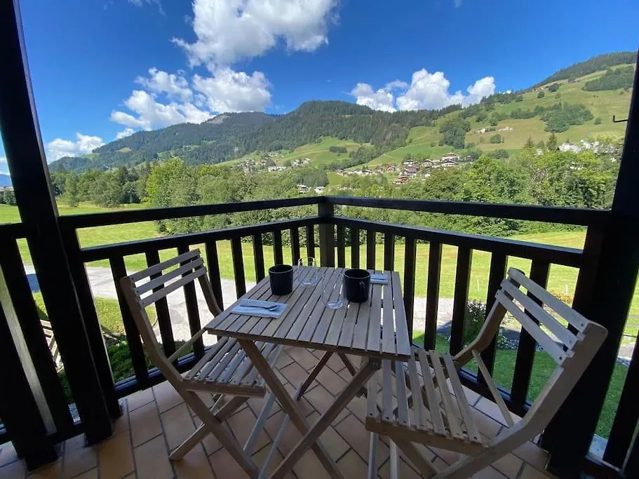 T2 De Charme A Megeve Vue Panoramique Apartment