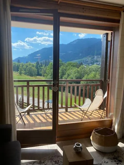 T2 De Charme A Megeve Vue Panoramique Apartment