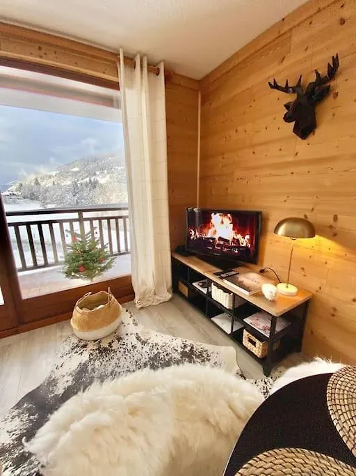 T2 De Charme A Megeve Vue Panoramique Apartment